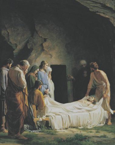 burial of Jesus - Carl Bloch